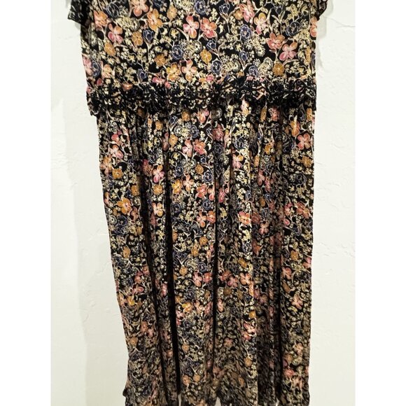FREE PEOPLE 'Milania' Floral Maxi Dress - Dark Combo - SMALL RRP$168 - Picture 15 of 16